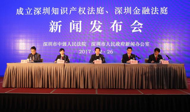深圳知识产权法庭和深圳金融法庭成立